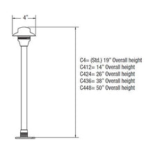 Load image into Gallery viewer, Unique - C12-12-20 - 12V Centaurus Path Light with 12 in. Hat & Frosted Lens