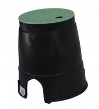 Load image into Gallery viewer, NDS - D109-G - STD 6" Rnd Box and Lid, Green Lid/Black Body
